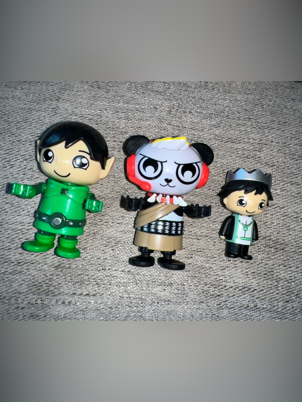 Collectible Ryan's World Figurines/Cake Toppers-Prince, Elf, ComboPanda (Gaming)